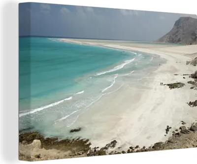 Zdjęcie produktu dla OneMillionCanvasses® - Obraz na płótnie - 140x90 cm, Plaża w Jemenie, dekoracja ścienna z nadrukiem