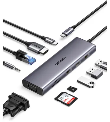 Obrázok produktu pre Ugreen Revodok 10-in-1 USB-C Hub