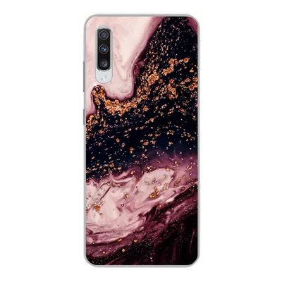 Produktbild von MuchoWow® Handyhülle Schutzhülle Hülle für Samsung Galaxy A70 Marmor - Natursteine - Mineralien Silikon Softcase Handy Hülle - Schutzhaube
