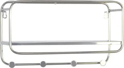 Produktbild von Badregal / Wandbord silberfarben