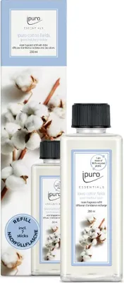 Produktbild von ipuro Baumwolle Fields, Flasche, Flüssigkeit, Baumwollblüte, 200 ml, 1 Stück(e), Box