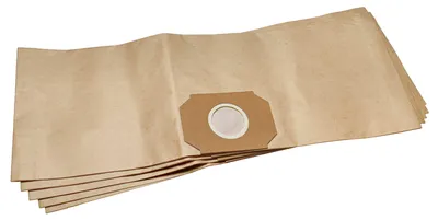 Produktbild von vhbw 5x Staubbeutel kompatibel mit Thomas Junior 1220, Junior 1220 plus, Power Edition 1520, Power Clean Staubsauger - 39,2cm x 22,9cm braun