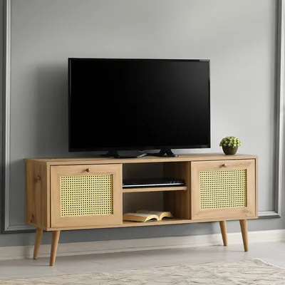 Immagine prodotto di Skye Decor, Letoon 140, tavolino per TV, rovere, 100 % pannello di legno rivestito di melamina, 140 x 40 x 60 cm