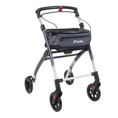 Produktbild von Jaguar Indoor Rollator - Blaugrau-Weiß