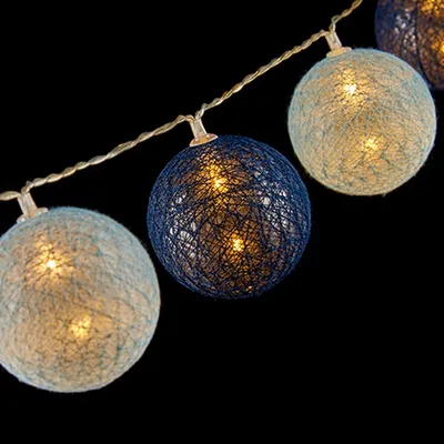 Produktbild von LED-Kugel-Girlande 2 m Ø 6 cm Blau