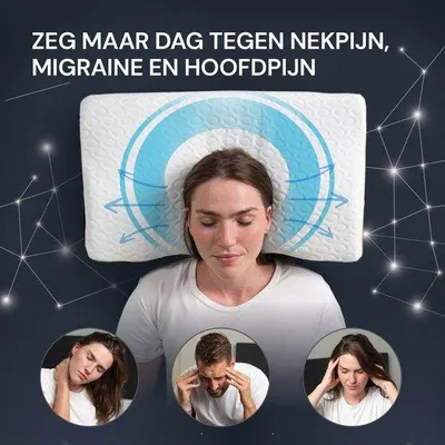 Obrázok produktu pre Vitapur Vitapur vankúš – proti chrápaniu – bolesti krku – vankúš proti chrápaniu – bolesti krku – chrápanie – vankúš 40 x 60 cm