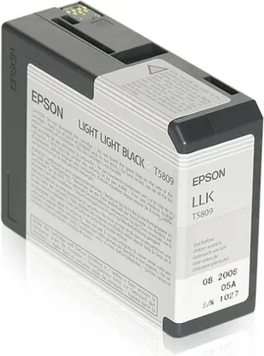 Produktbild von Epson Singlepack Light Light Black T580900, Light Light Black, Epson, Tintenstrahl