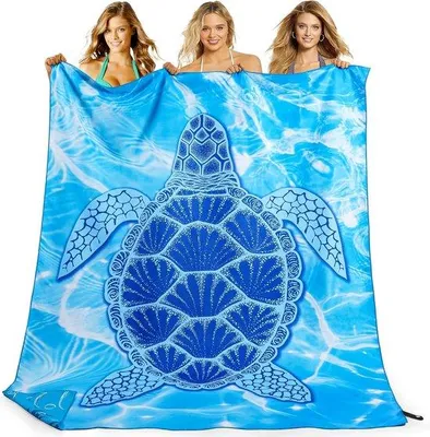 Produktbild von Famanu XXL Strandlaken 200 x 145 cm - schnelltrocknendes Mikrofaser, sandabweisend