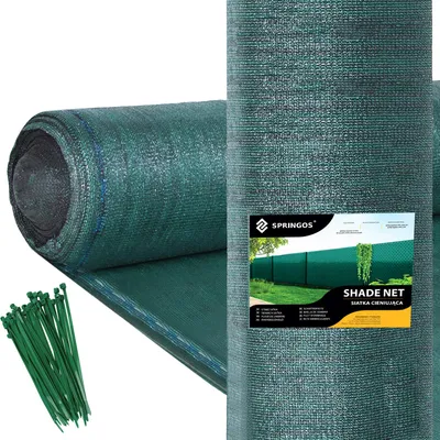Productafbeelding van Zichtbreeknet | Zichtdoek | Privacynet | Schaduwdoek | Rol 1 x 25 m | 90 % Schaduw | 140g/m² | Groen
