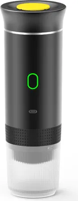 3-in-1 Espressomaschine, Mehrkapsel-Kaffeemaschine, 4-6 Minuten automatische Aufheizzeit, kleine Kapseln, große Kapseln, gemahlener Kaffee, tragbare Kaffeemaschine für Büro und Zuhause (Schwarz),Black