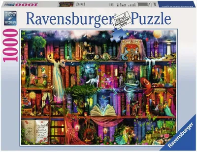 Produktbild von Ravensburger Puzzle 19684 - Magische Märchenstunde - 1000 Teile Puzzle für Erwachsene und Kinder ab 14 Jahren, Detailreiches Fantasy Puzzle