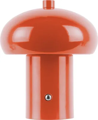 Produktbild von Leitmotiv - Tischleuchte Retro Seta Led - Orange - 12.5x12.5x15cm Tischlampe - Nachttischlampe, Wohnzimmer, Schlafzimmer