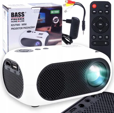 Produktbild von Mini LED Full HD Projektor 1920x1080 2500Lm mobil Plug und Play 13-100 BH15929