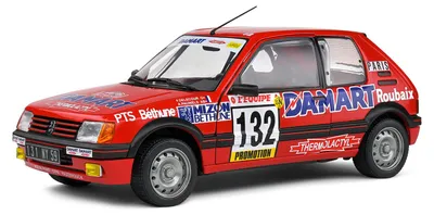 Produktbild von Solido 421186220 Peugeot 205 GTI, 1,6L #132 rot 1:18