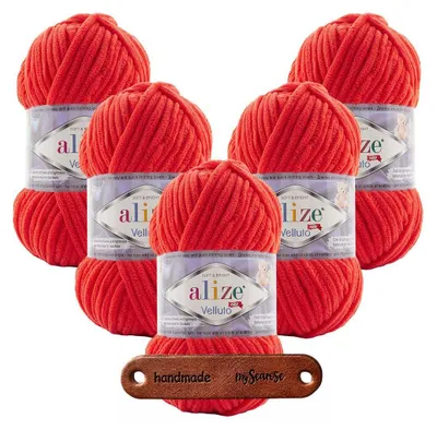 Produktbild von 5 x ALIZE Velluto 421 SUNSET mit Label
