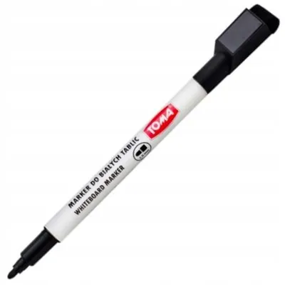 Produktbild von TOMA Wischmarker Schwarz mit Magnet Tafelmarker