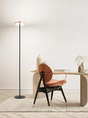 Obrázek produktu pro Moderní stojací lampa Aere Metal Gold Led Integrated 20W