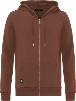 Produktbild von Redbridge Herren Kapuzensweatjacke mit Logopatch Braun XXL