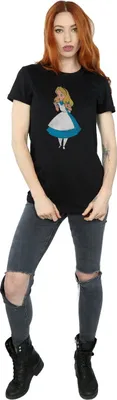 Image de Alice In Wonderland - T-shirt "Classic" pour femme BI442 (L) (Noir)