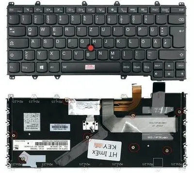 Produktbild von DEUTSCHE - Tastatur mit Beleuchtung für Lenovo ThinkPad Yoga 260, 370