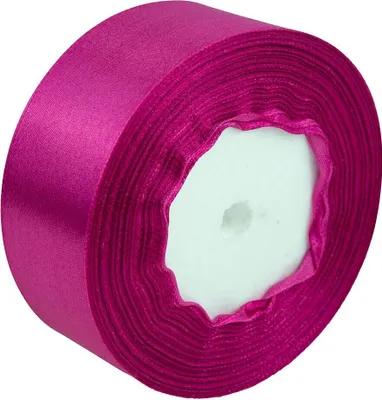 Produktbild von Dekolo Satin  Schleife  Hochzeit  Satinband Geschenkband Schleifenband Geburtstag Deko 38mm x 32m Rolle Amaranth
