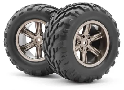 Produktbild von Assembled Wheel/Tire (Dark Grey)