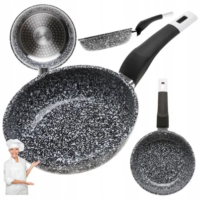 Produktbild von Edenberg Granitpfanne 22cm Dickboden Induktion Kochgeschirr