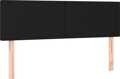Obrázok produktu pre Čelá postelí čierne 144x5x78/88 cm látkové