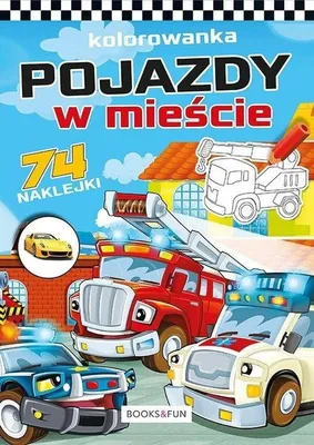 Immagine prodotto di Pojazdy w Mieście. Kolorowanka Plus Naklejki