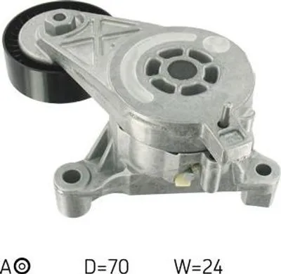 Produktbild von SKF Spannrolle für Keilrippenriemen für Audi Seat Leon Altea Skoda VW