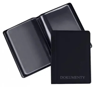 Image de Couverture pour documents, format mini, noire - Biurfol