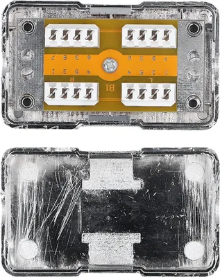 Image de Boîtier de distribution CAT6 en plastique ABS, connecteur RJ45, un port, blindé, boîtier de connexion réseau avec module