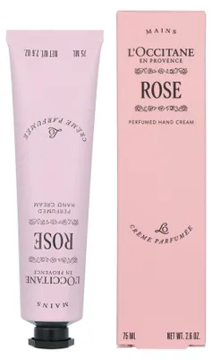 Productafbeelding van L'Occitane Rose Crème, voor dames, geschikt voor alle huidtypes, hydraterend, voedend, 75 ml, in een tube
