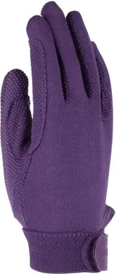 Productafbeelding van Shires - Kinderhandschoenen voor paardrijden "Newbury" ER604 (maat S) (paars)
