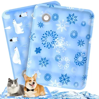 Imagen del producto de Juego de 2 alfombrillas refrigerantes para perros y gatos