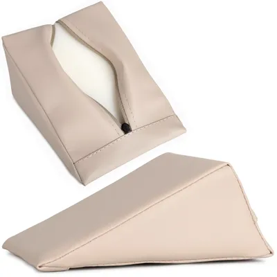 Produktbild von Habys Lagerungskeil, für Massage und Therapie | Lagerungskissen, Lagerungsmaterial | Physiotherapie, Orthopädisch | 20x15x10cm | Beige