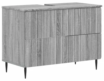 Imagen del producto de vidaXL Mueble para lavabo ZWOLLE, color gris Sonoma, 82 x 41 x 58,5 cm
