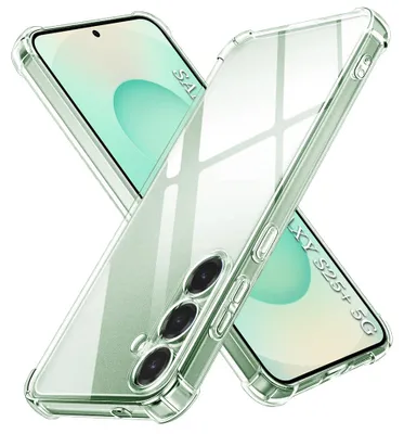 Obrázek produktu pro Techsuit Nárazuvzdorný silikonový zadní kryt pro Samsung Galaxy S25 Plus - Transparentní