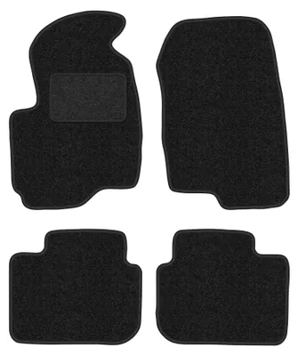Produktbild von Velours-Fußmatten für Mitsubishi Colt VII 2004-2008 (Schrägheck) – 4-tlg, Anthrazit, passgenau – Wielganizator ANTHRA