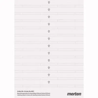 Produktbild von Merten Beschriftungsstreifen 387100