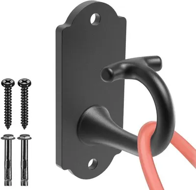Produktbild von Unyqoos® schwere Stahlwandanker für Widerstandsbänder und Krafttraining zu Hause – platzsparende Haken