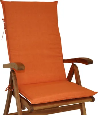 Produktbild von Polster für Gartenstuhl , Gartenbank , Gartenmöbel Easy , Gr. 120 x 50 x 6 cm , Colore arancione (orange)