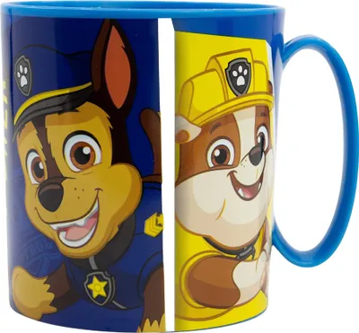 Produktbild von 390 ML PLASTOVÝ HRNEK BEZ BPA VHODNÝ DO MIKROVLNNÝCH RÚR | PAW PATROL PUP POWER, farebný