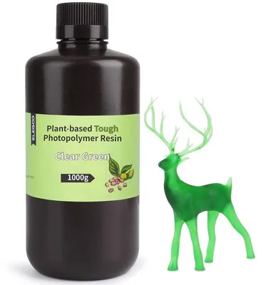 Produktbild von ELEGOO Pflanzenbasiertes Resin 1KG, Transparent Grün