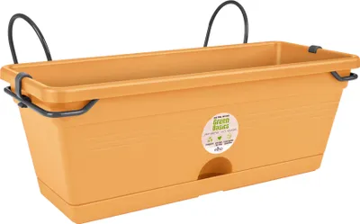 Produktbild von elho green basics Balkonkasten Mini allin1 30cm - mild tonrot