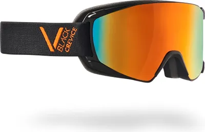 Produktbild von BLACK CREVICE - Damen/Herren Skibrille - Modell: SCHLADMING | Farbe: Schwarz/Orange / Scheibe: Orange | Größe: M