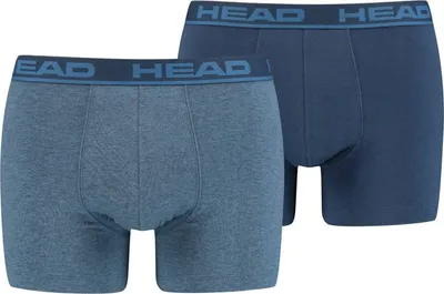 Zdjęcie produktu dla 2-częściowe bawełniane bokserki męskie HEAD, kolor:niebieski, rozmiar:XL, artykuł:-003 blue heaven