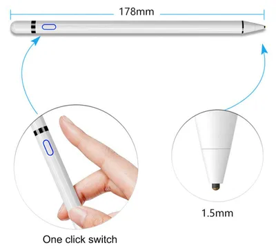 Produktbild von Universeller kapazitiver dünner Stylus-Stift für Touchscreens