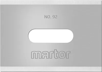 Produktbild von MARTOR 10 x INDUSTRIEKLINGE, Ersatzklingen Cuttermesser, Sicherheitsmesser, 18,5 mm, Scharf, Im Spender, 4-fach Nutzbar, NR. 92