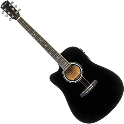 Zdjęcie produktu dla Pasadena PDC-10LE Black Dreadnought z elektroniką